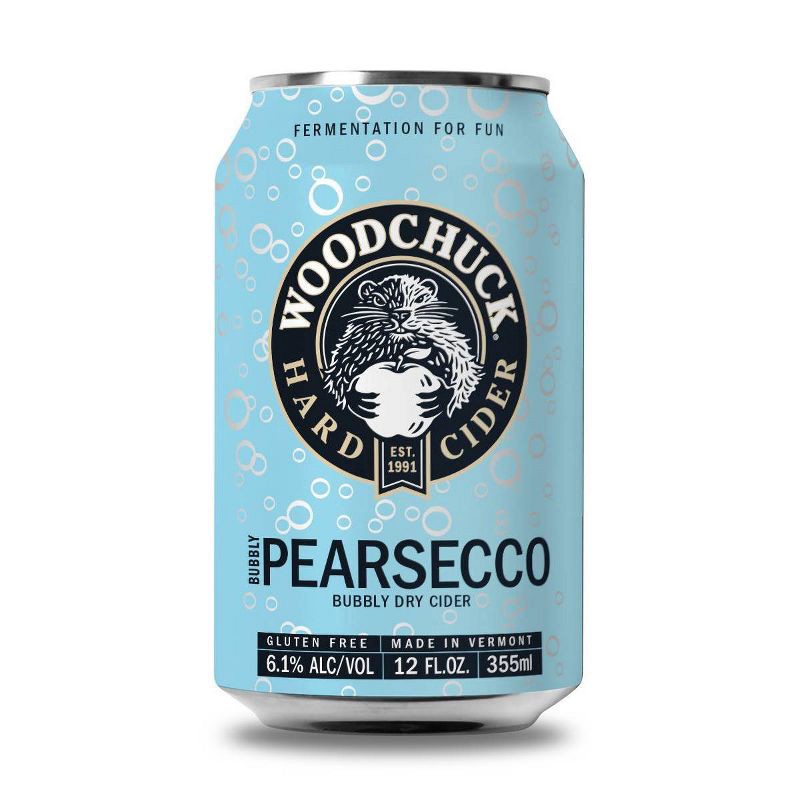 slide 3 of 4, Woodchuck Bubbly Pearsecco Dry Hard Cider - 6pk/12 fl oz Cans, 6 ct; 12 fl oz