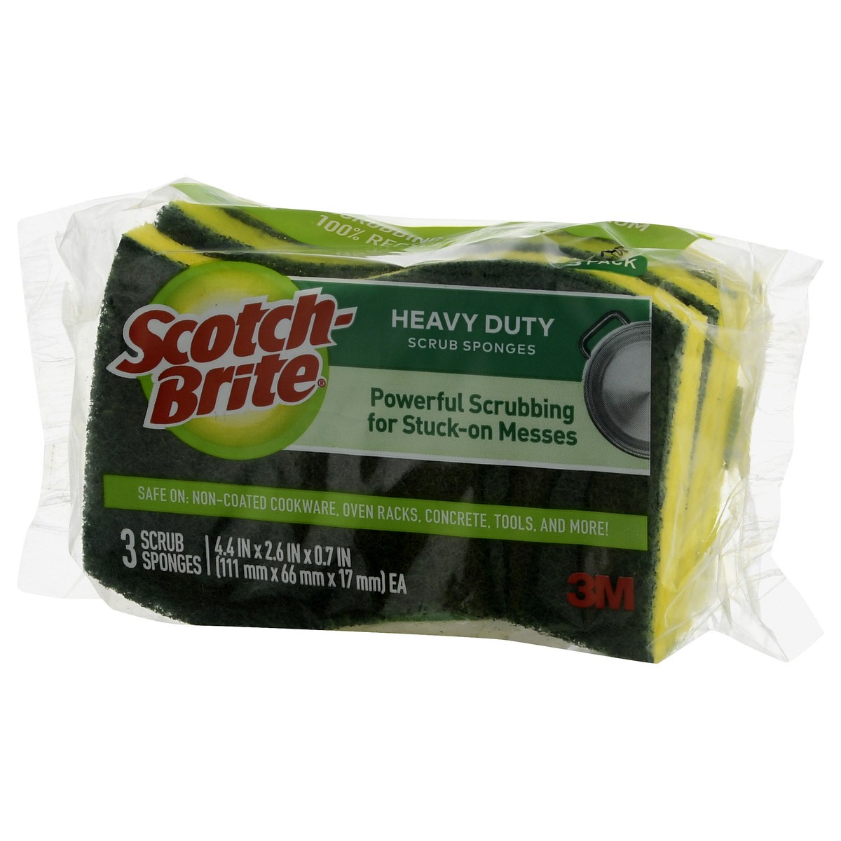 slide 5 of 9, Scotch-Brite Heavy Duty 3 Pack Scrub Sponges 3 ct, 3 ct