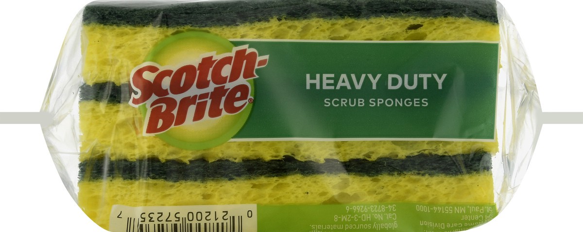 slide 6 of 9, Scotch-Brite Heavy Duty 3 Pack Scrub Sponges 3 ct, 3 ct