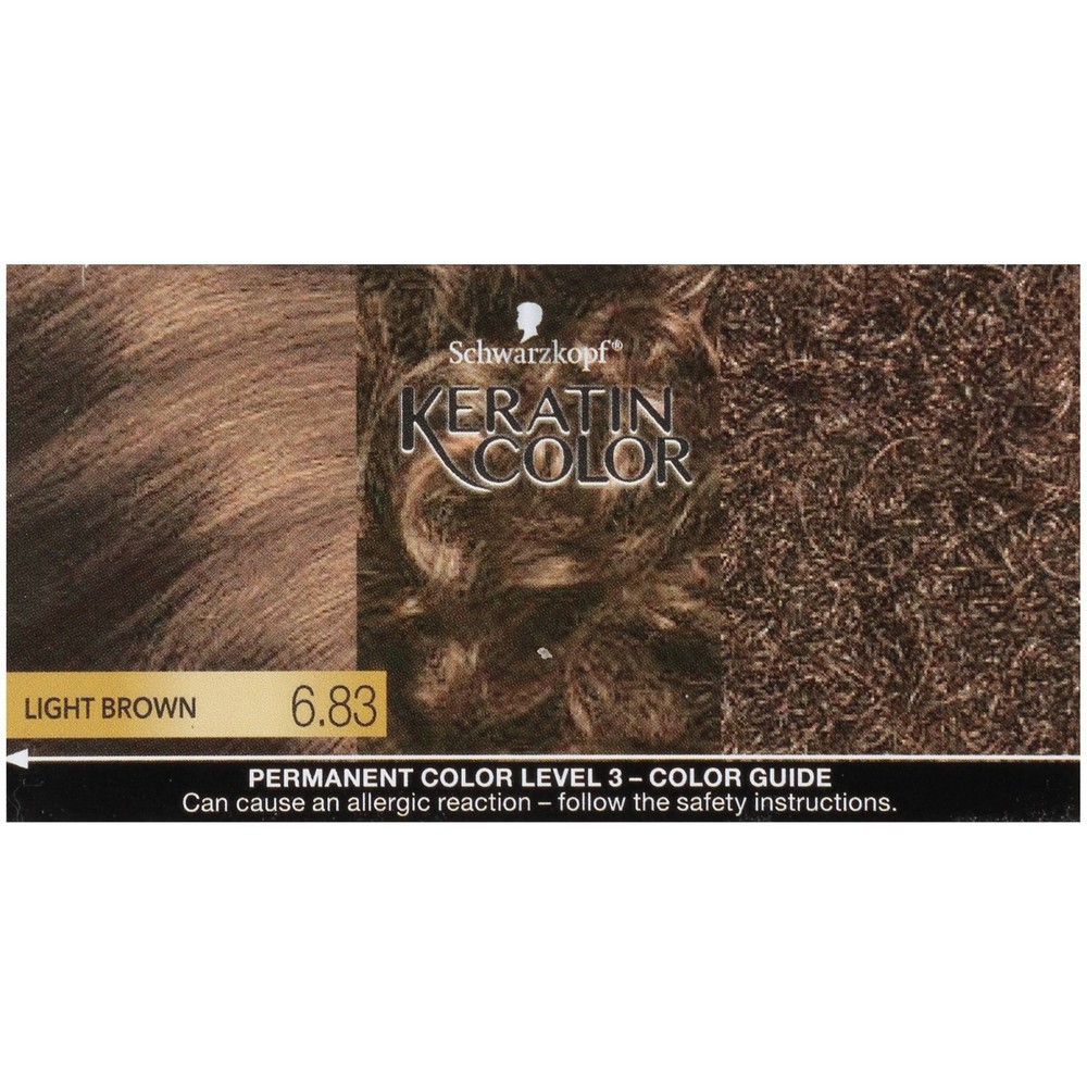 slide 8 of 13, Schwarzkopf Keratin Color Light Brown Permanent Hair Color - 6.2 fl oz, 6.2 oz