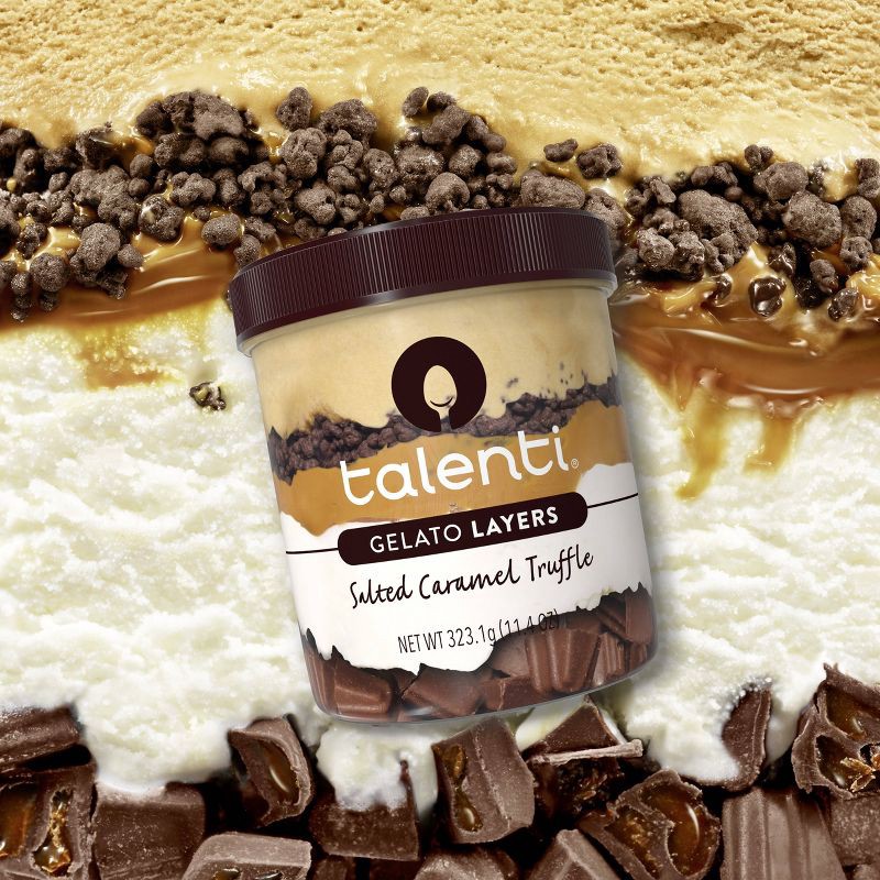 slide 5 of 6, Talenti Gelato Layers Salted Caramel Truffle - 11.4oz, 11.4 oz