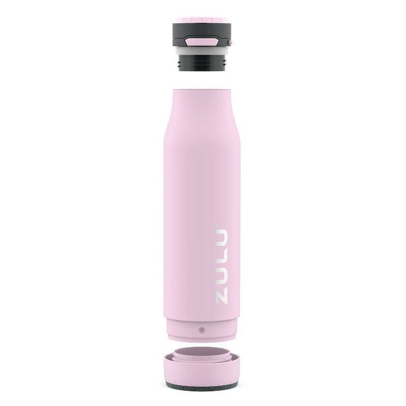 slide 2 of 7, Zulu Ace 24oz Stainless Steel Water Bottle - Pink, 24 oz