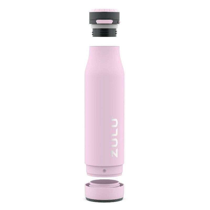 slide 2 of 5, Zulu Ace 24oz Stainless Steel Water Bottle - Pink, 24 oz
