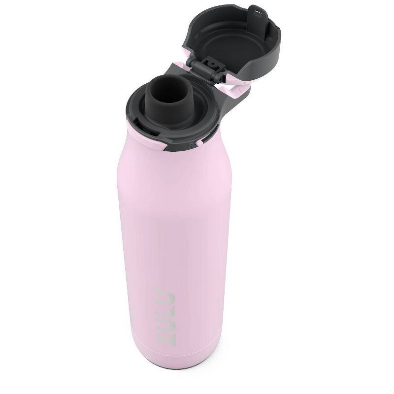 slide 3 of 7, Zulu Ace 24oz Stainless Steel Water Bottle - Pink, 24 oz