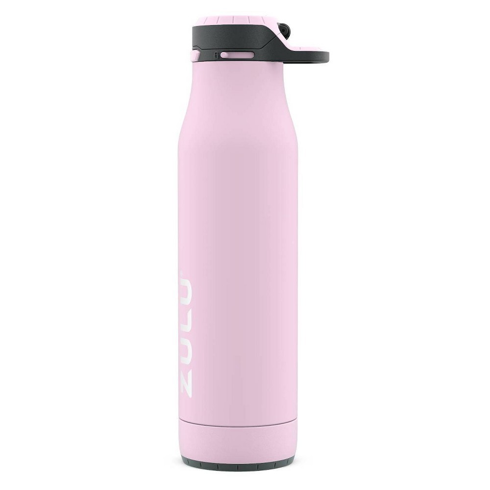ZULU 26 oz. Stainless Insulated Water Bottle, 2 Pack (Color: Pink/White)