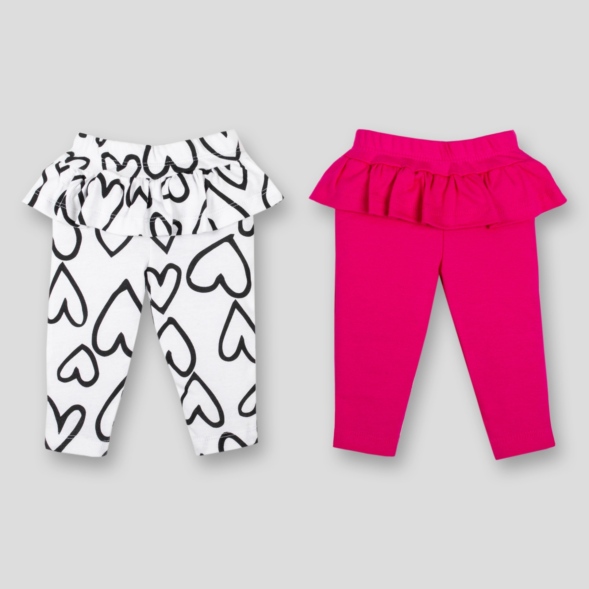 slide 1 of 3, Lamaze Baby Girls' 2pk Organic Cotton Ruffle Pants - Pink Newborn, 2 ct