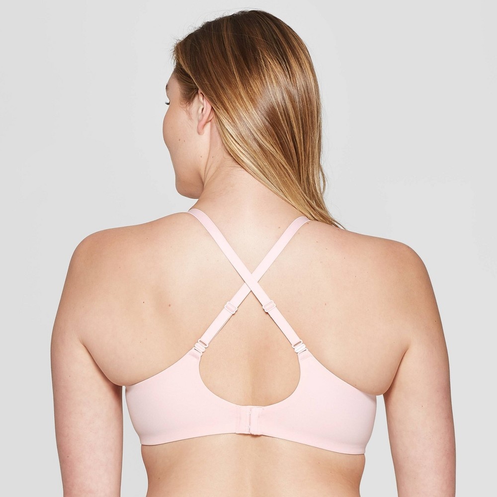 Women's Full Coverage Icon Lightly Lined Bra - Auden Casual Pink