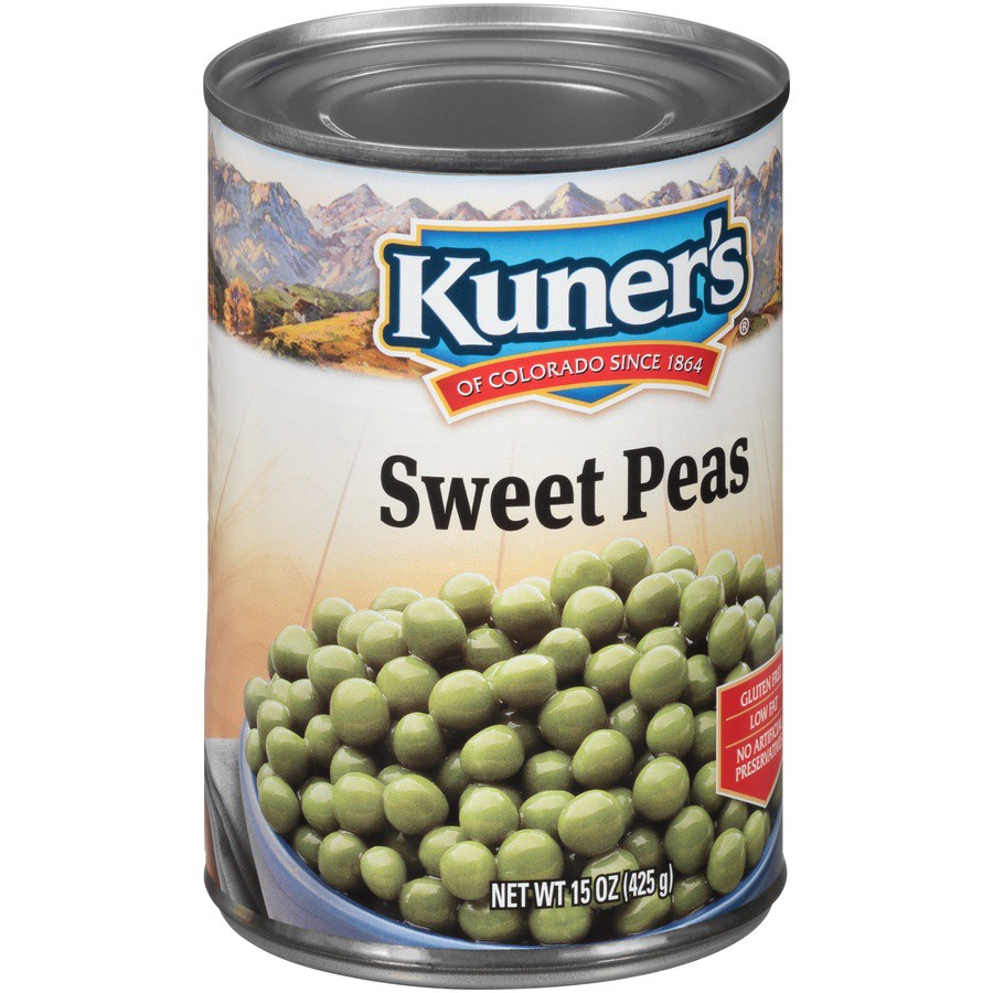 slide 2 of 8, Kuner's Sweet Peas 15 oz, 15 oz