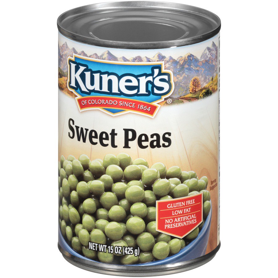 slide 3 of 8, Kuner's Sweet Peas 15 oz, 15 oz