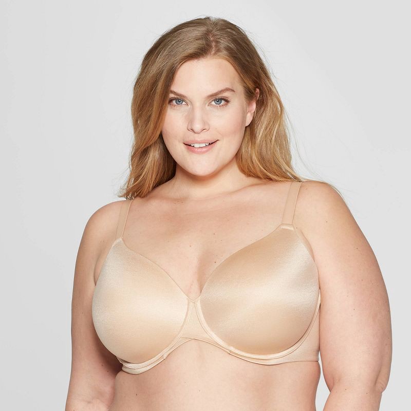 slide 1 of 3, Women's Superstar Lightly Lined T-Shirt Bra - Auden™ Pearl Tan 46C, 1 ct