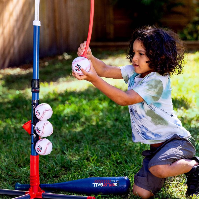 slide 6 of 8, Franklin Sports MLB Playball 2 in 1 Grow With Me Batting Tee: Toy Set for Kids Ages 3+, 1 ct