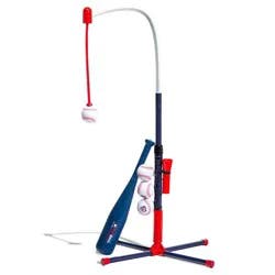Franklin Sports MLB Playball 2 in 1 Grow With Me Batting Tee: Toy Set for Kids Ages 3+