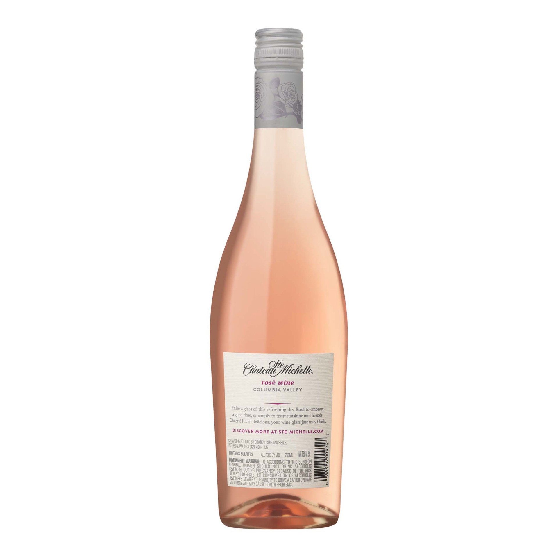 slide 4 of 8, Chateau Ste. Michelle Columbia Valley Rosé Wine, 750 mL Bottle, 750 ml