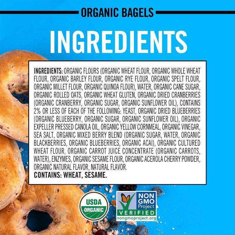 slide 6 of 16, Dave's Killer Bread Organic Boomin Berry Bagels - 16.75oz/5ct, 16.75 oz, 5 ct