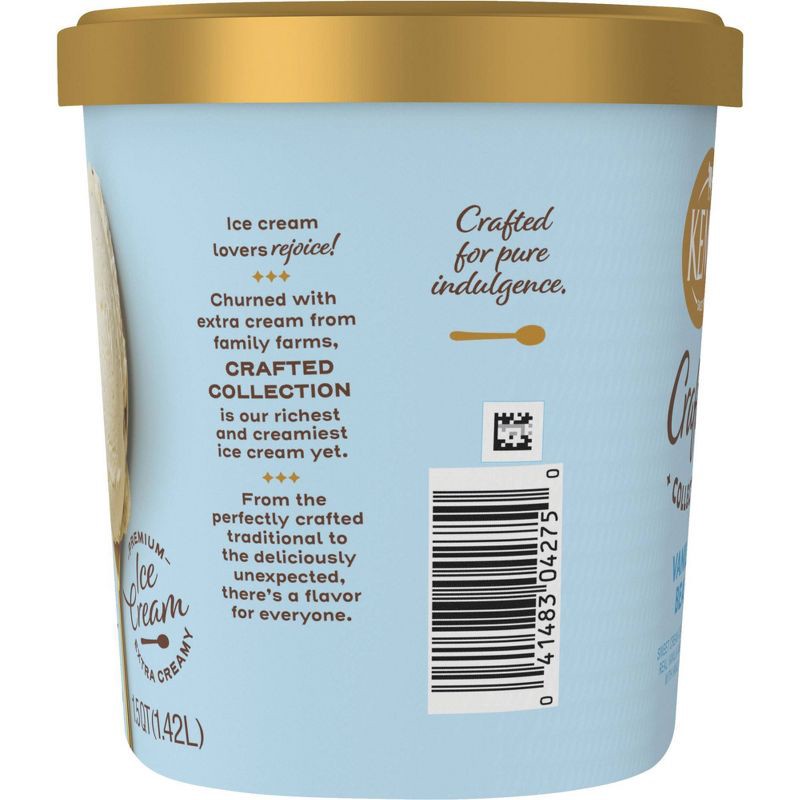 slide 5 of 8, Kemps Crafted Collection Vanilla Bean Ice Cream - 1.5qt, 48 oz