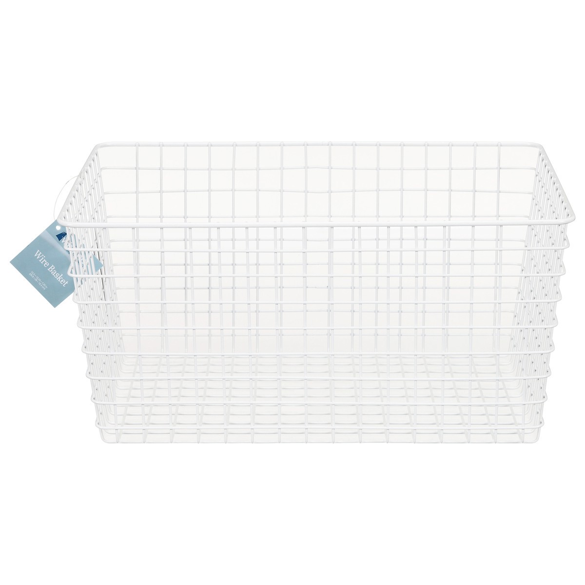 slide 5 of 12, Whitmor Small Metal Wire Basket - White, 1 ct