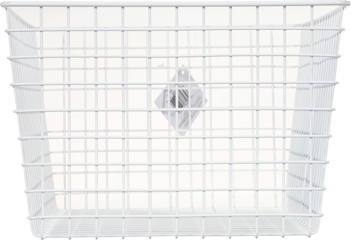 slide 8 of 12, Whitmor Small Metal Wire Basket - White, 1 ct