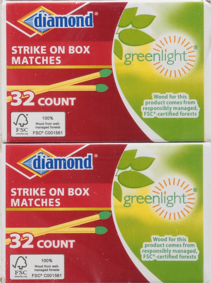 slide 6 of 9, Diamond Strike On Box Matches, 10 ct