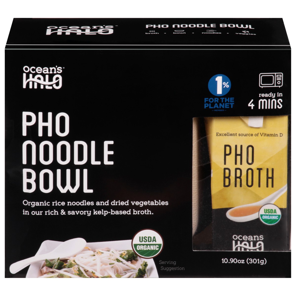 slide 2 of 14, Ocean's Halo Noodle Pho Bowl, 10 oz