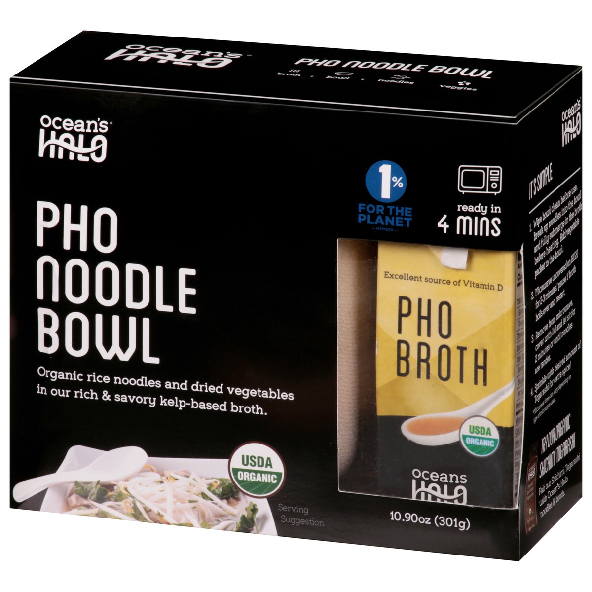 slide 4 of 14, Ocean's Halo Noodle Pho Bowl, 10 oz