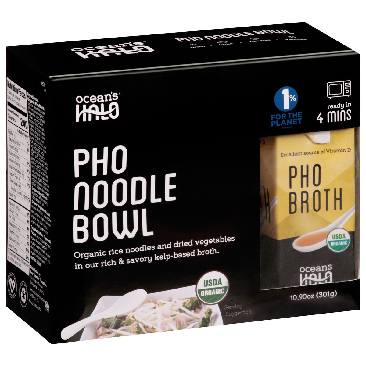 slide 7 of 14, Ocean's Halo Noodle Pho Bowl, 10 oz