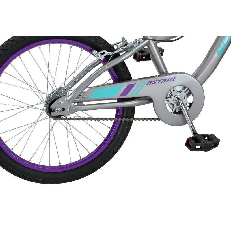 slide 4 of 8, Schwinn Astrid 20" Kids' Bike - Gray, 1 ct