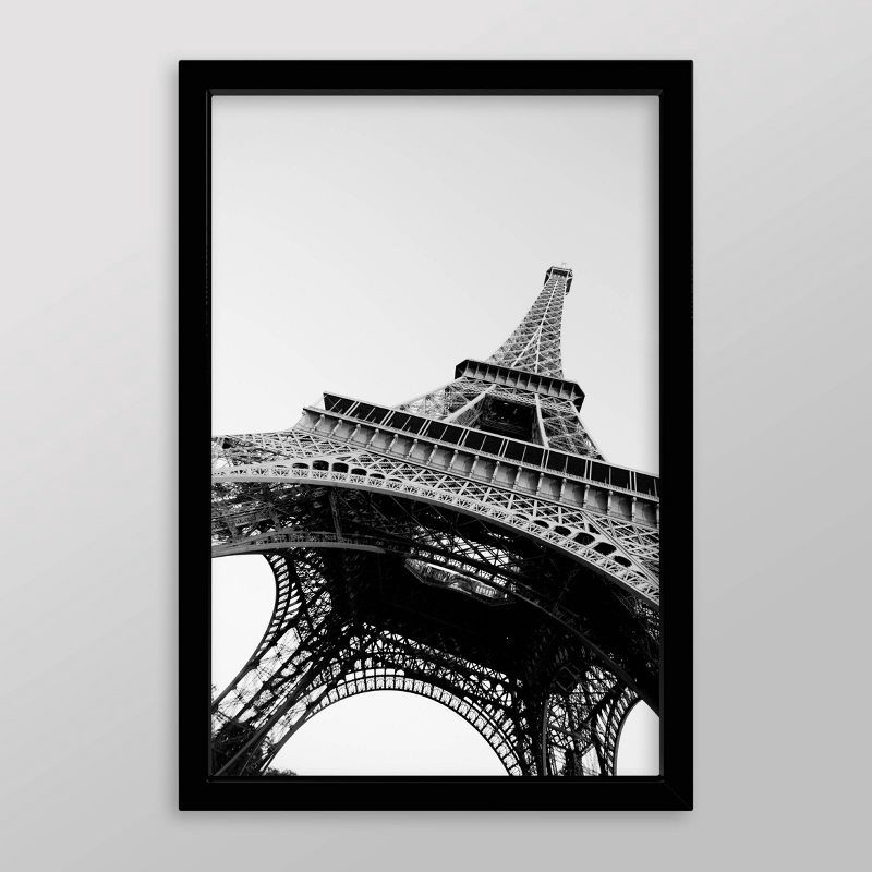 slide 1 of 5, 12" x 18" Poster Frame Black - Threshold™: Modern Style, MDF Material, Acrylic Glazing, Wall Mount, 1 ct