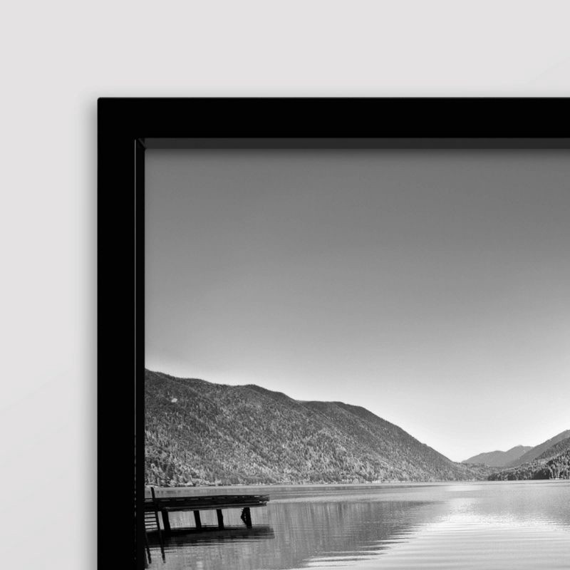 slide 3 of 5, 16" x 20" Poster Frame Black - Threshold™: Modern Style, MDF Material, Acrylic Glazing, Wall Mount, 1 ct