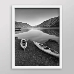 16" x 20" Poster Frame White - Threshold™: Modern MDF Wall Art Display