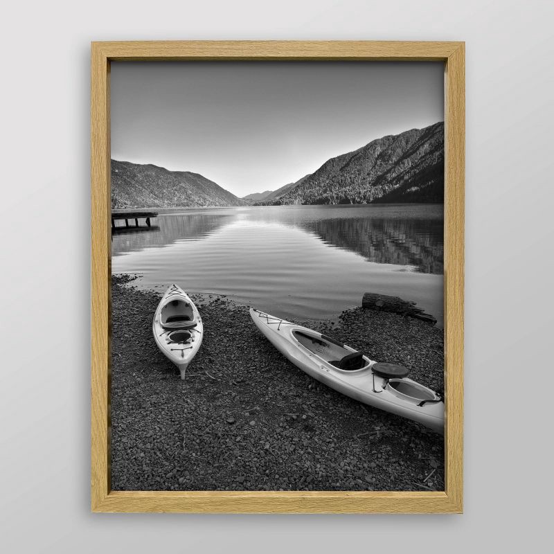 slide 1 of 5, 16" x 20" Poster Frame Brown - Threshold™, 1 ct