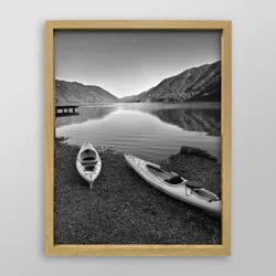 16&quot; x 20&quot; Poster Frame Brown - Threshold™: Modern MDF Wall Decor