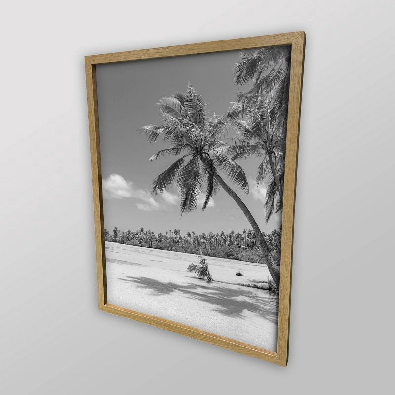 slide 2 of 5, 18" x 24" Poster Frame Brown - Threshold™: Modern MDF Wall Art Display, Acrylic Glazing, 1 ct