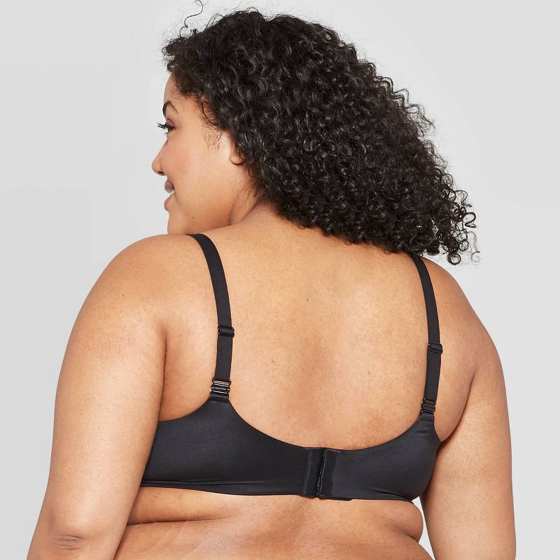 slide 2 of 4, Women's Nursing Full Coverage T-Shirt Bra - Auden™ Black 40DDD: Maternity, Adjustable Convertible Straps, 1 ct