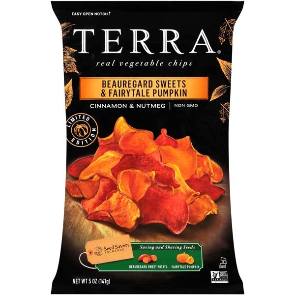 slide 1 of 1, Terra Beauregard Sweets & Fairytale Pumpkin Real Vegetable Chips, 5 oz