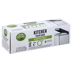 Open Nature Trash Bags Compostable Kitchen