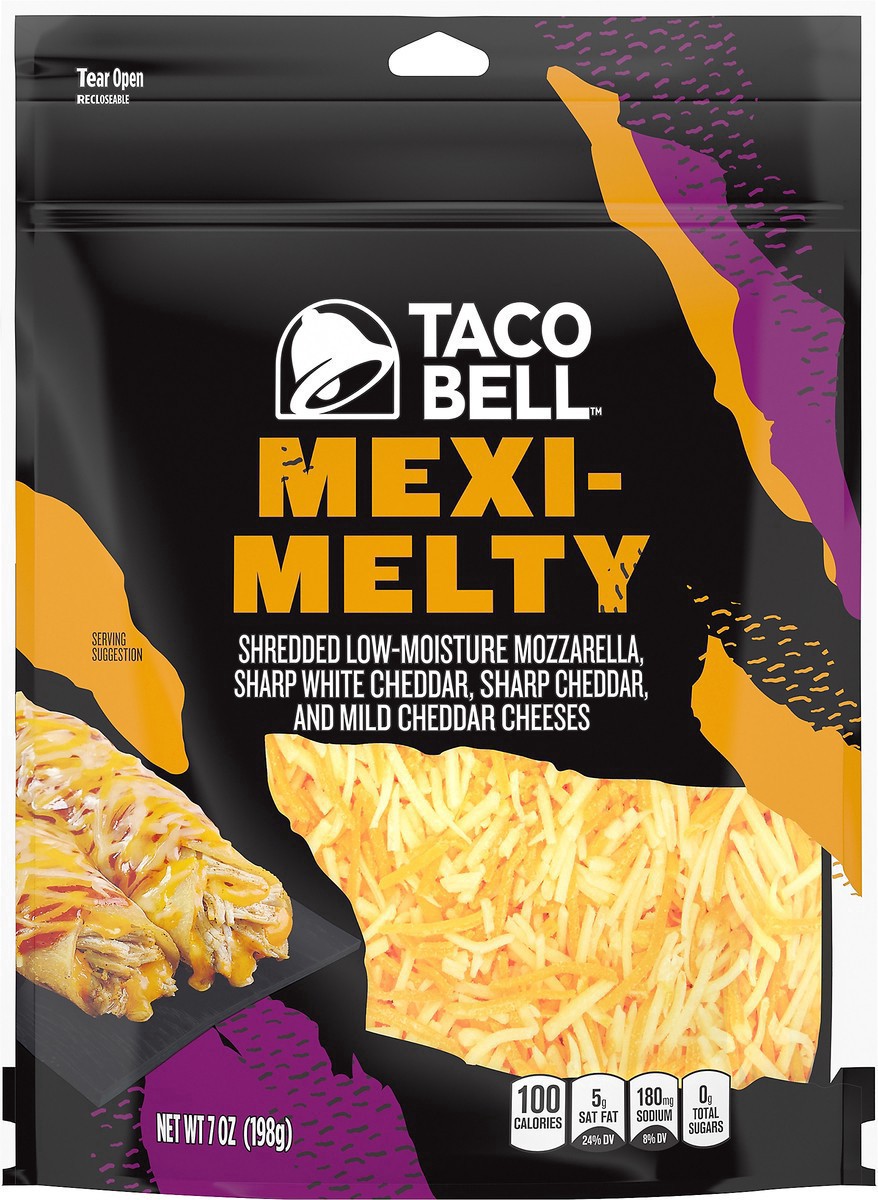 slide 2 of 12, Taco Bell Fine Shredded Meximelty, 7 oz