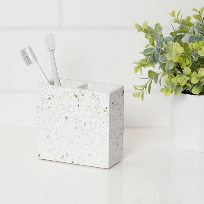 slide 2 of 4, Terrazzo Toothbrush Holder - Threshold™, 1 ct
