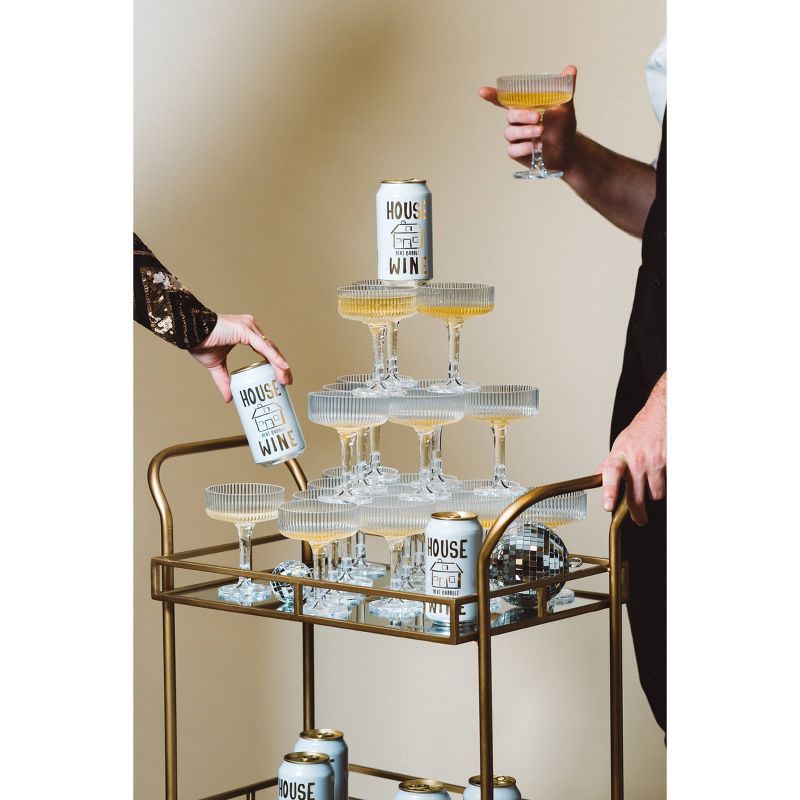 slide 3 of 5, House Wine Brut Bubbles Sparkling White Wine - 355ml Can, 355 ml