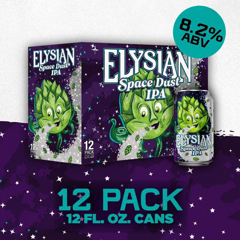 slide 7 of 10, Elysian Brewing Elysian Space Dust IPA Beer - 12pk/12 fl oz Cans, 12 ct; 12 fl oz