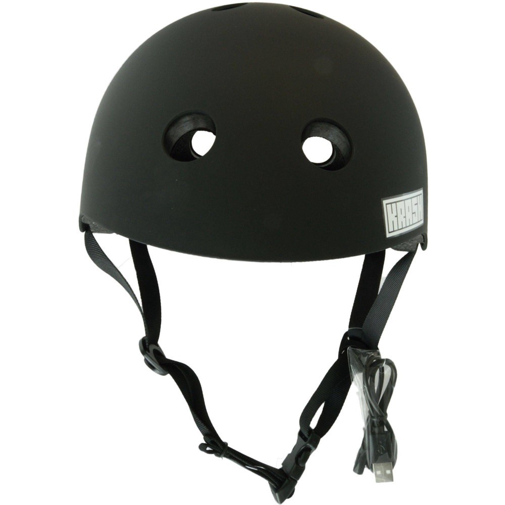 slide 6 of 17, Krash! Krash Bluetooth Speaker Youth Bike Helmet - Black, 1 ct