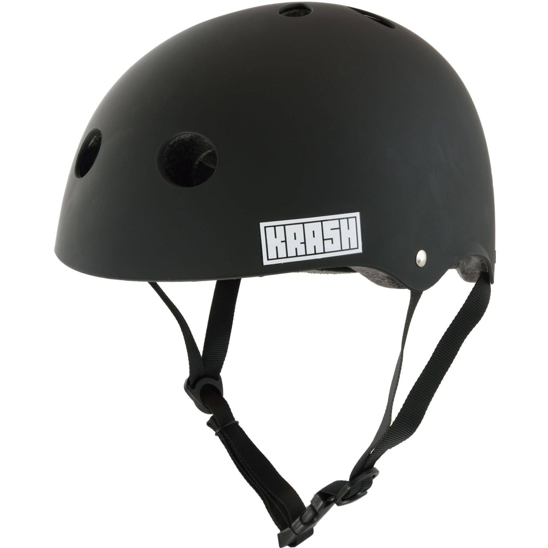 slide 1 of 17, Krash! Krash Bluetooth Speaker Youth Bike Helmet - Black, 1 ct