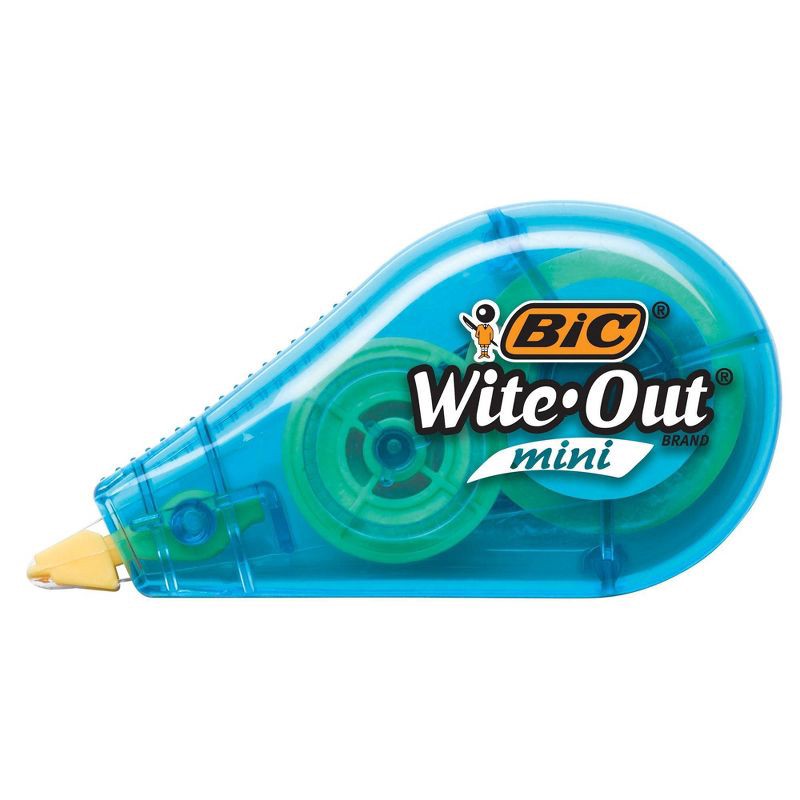 slide 3 of 6, 3pk Wite-Out Correction Tape Mini White - BIC, 3 ct