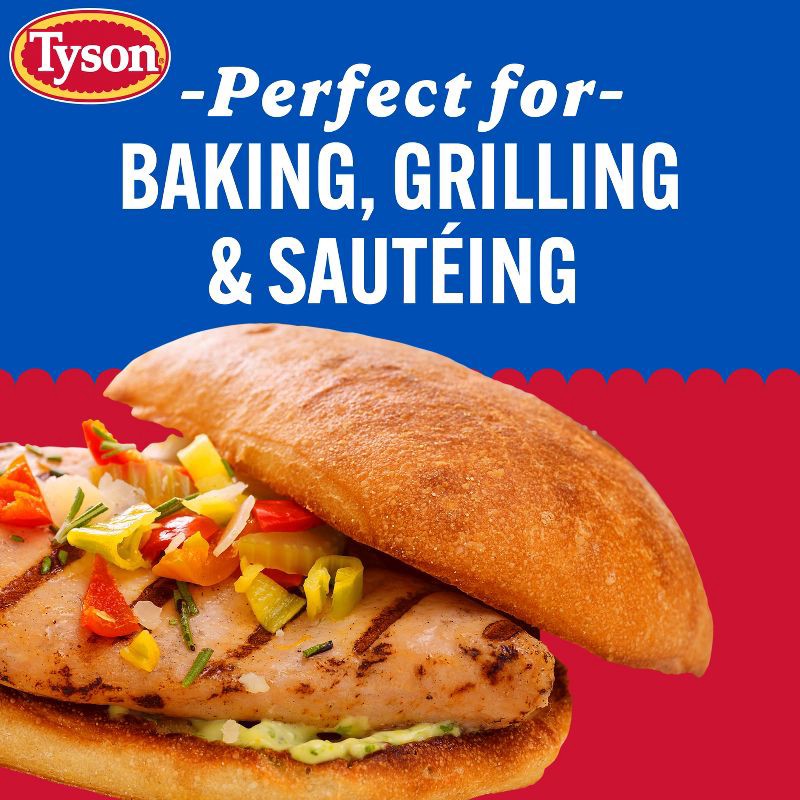 slide 5 of 8, Tyson Trimmed & Ready Boneless & Skinless Chicken Breast - 1-2-11lbs - price per lb, per lb