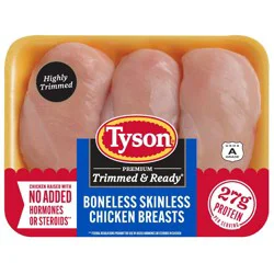 Tyson Trimmed & Ready Boneless & Skinless Chicken Breast - 1-2-11lbs - price per lb