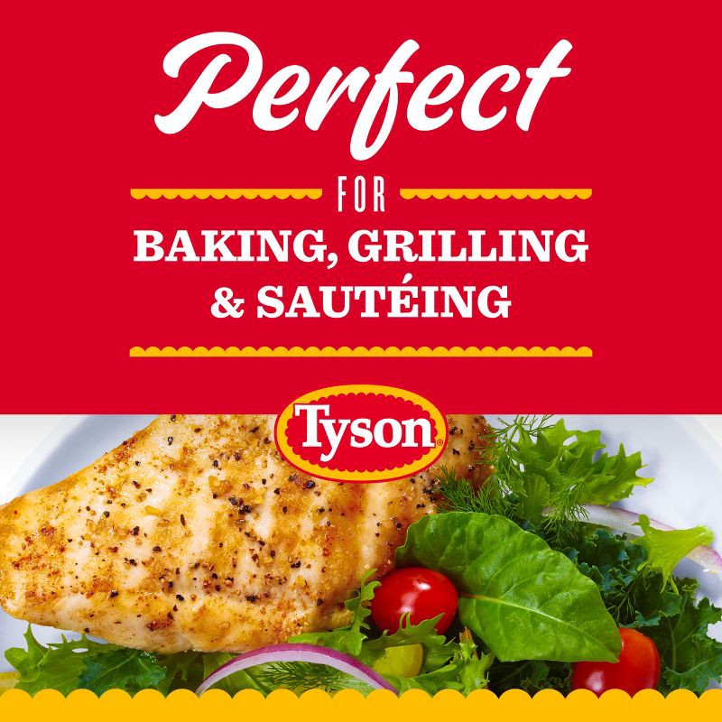 slide 5 of 6, Tyson Trimmed & Ready Boneless & Skinless Thin Sliced Chicken Breasts - 0.76-1.988 lbs - price per lb, per lb