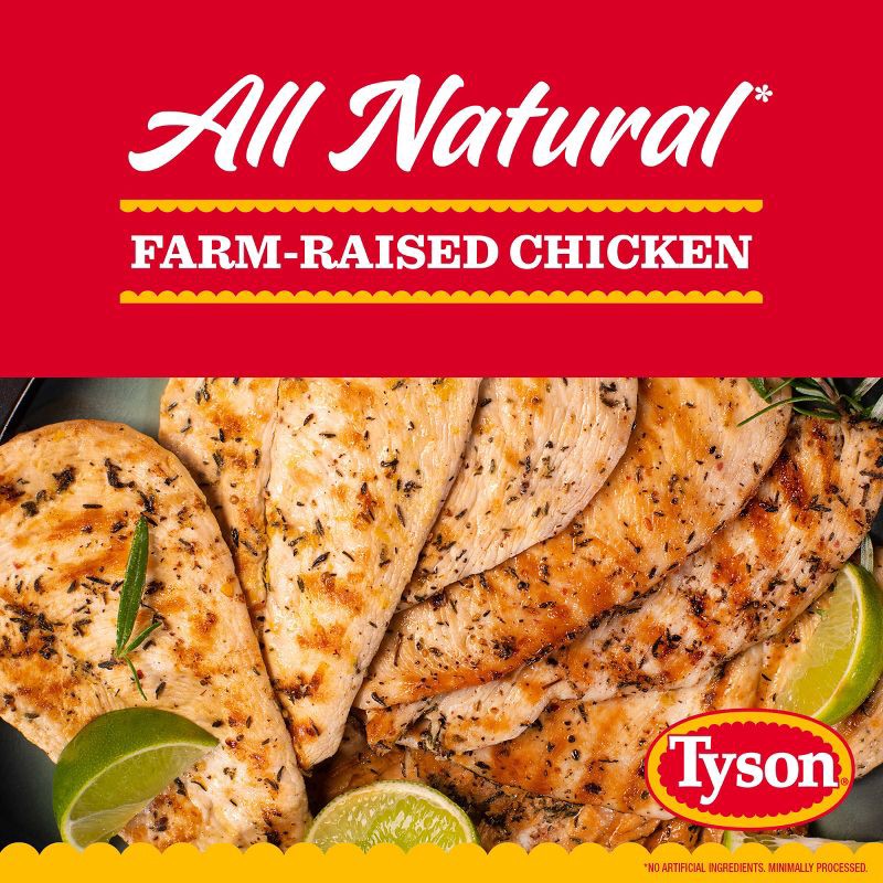 slide 8 of 9, Tyson Trimmed & Ready Thin-Sliced Boneless & Skinless Chicken Breast - 0.76-1.988lbs - price per lb, per lb