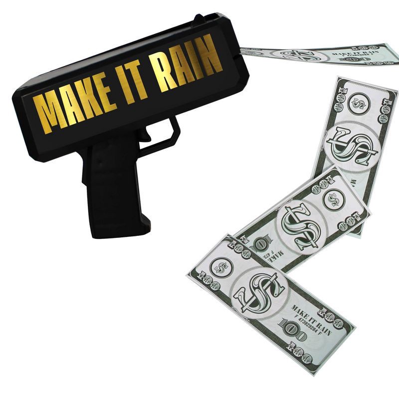slide 9 of 9, Make It Rain Money Maker: NPW Multicolor Money Gun Shooter Toy, 101 Pieces, Ages 5+, 101 ct