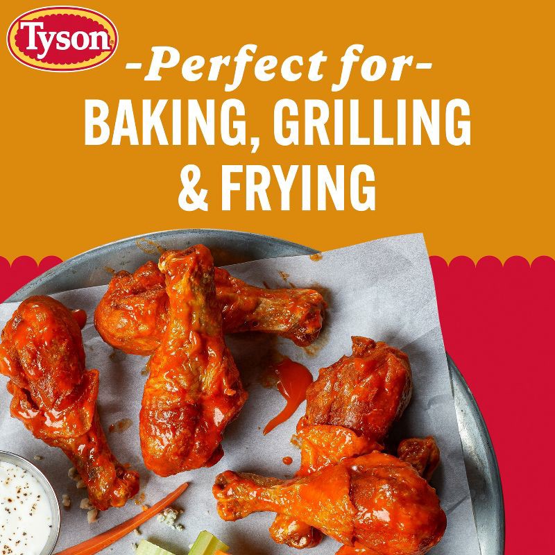 slide 5 of 8, Tyson All Natural Chicken Drumsticks - 1.49-2.938 lbs - price per lb, per lb