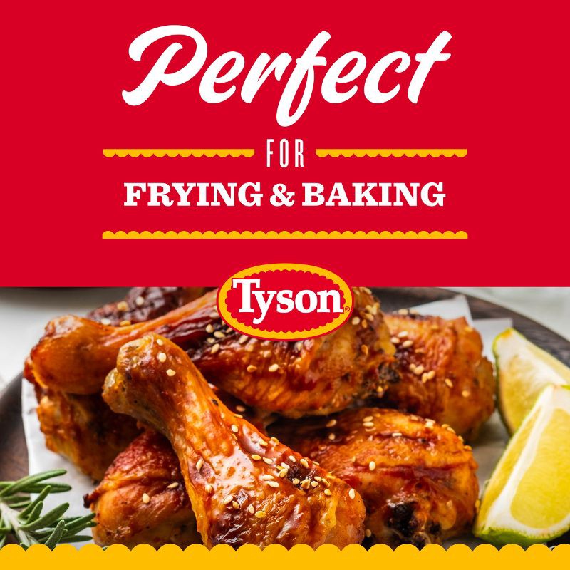 slide 5 of 6, Tyson All Natural Antibiotic Free Chicken Drumsticks - 1.49-2.938 lbs - price per lb, per lb