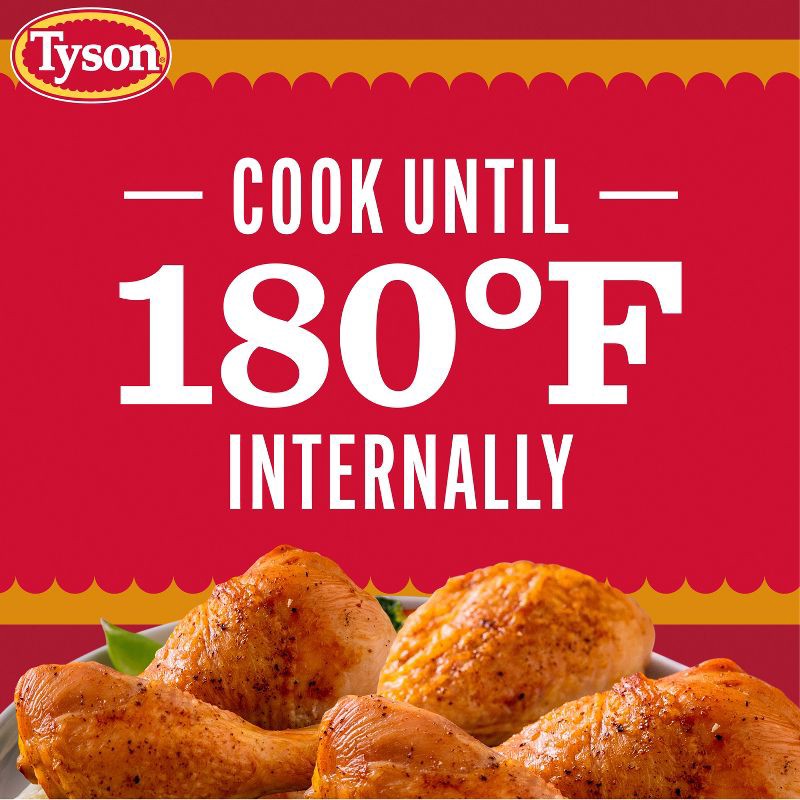 slide 7 of 8, Tyson All Natural Chicken Drumsticks - 1.49-2.938 lbs - price per lb, per lb
